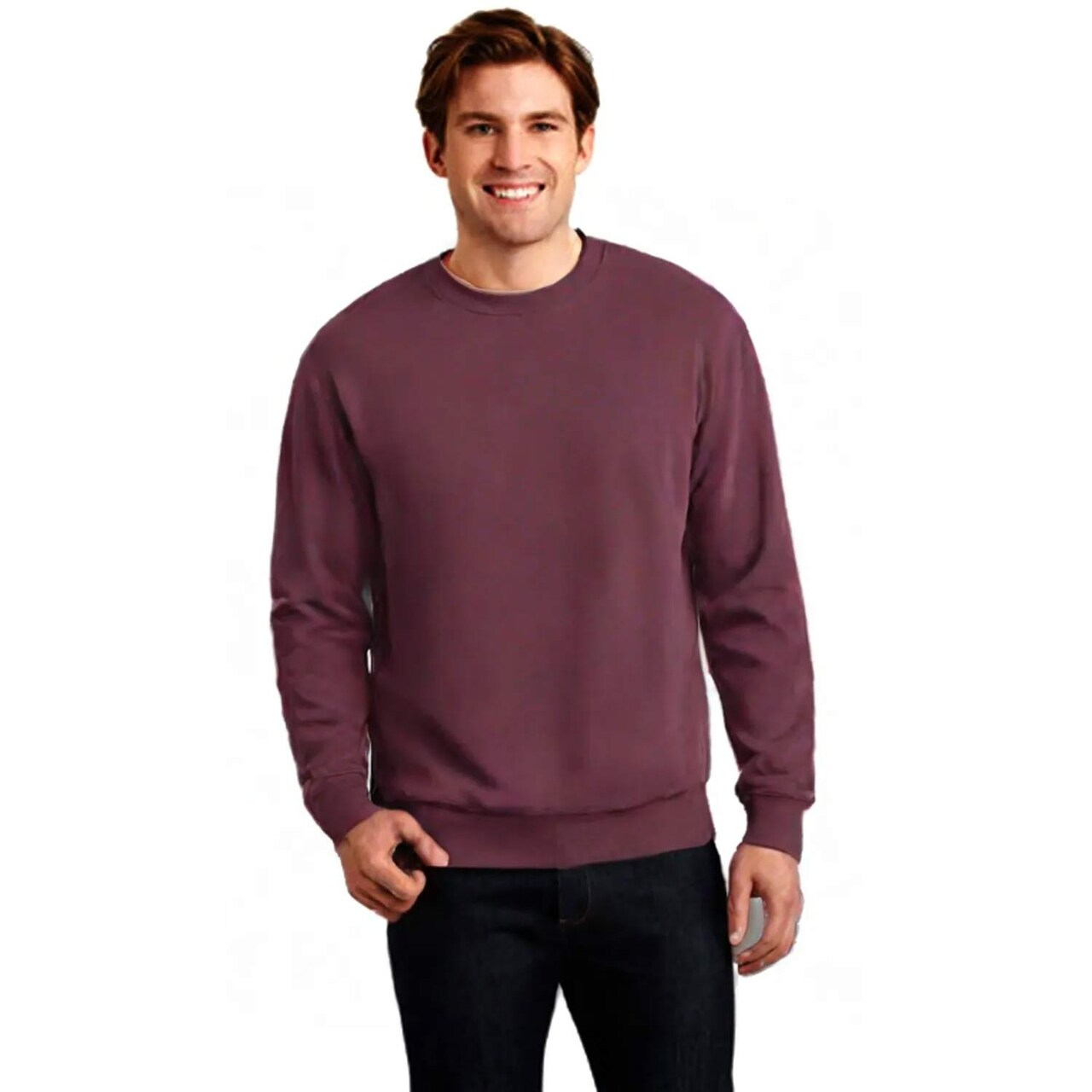 Gildan® Gildan Crewneck Long Sleeve Sweatshirt, Blank Heavy Blend Fleece Pullover